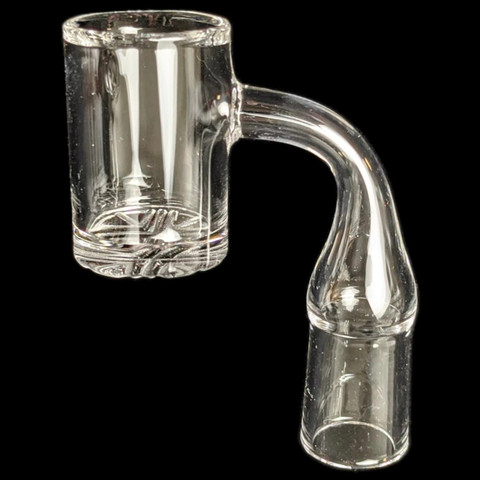 Beveled Head Flat Top Star Design Bottom Quartz Banger 14mm Female 90 Degree