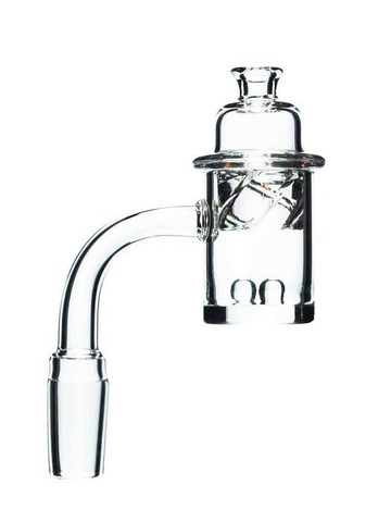 10mm Male 90 Degree Banger Kit with Terp Pearls & Vortex Carb Caps