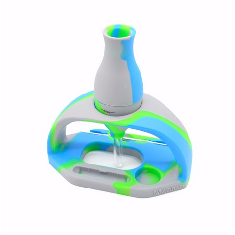 ATMAN WG22 Silicone Nectar Collector - Blue, Green, & Gray