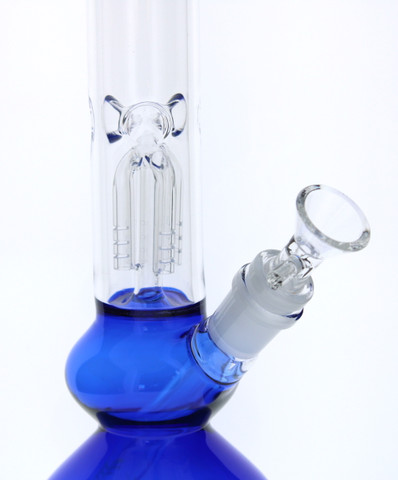 9.5 inch Small Topoo Water Pipe with Tree Perc - Blue