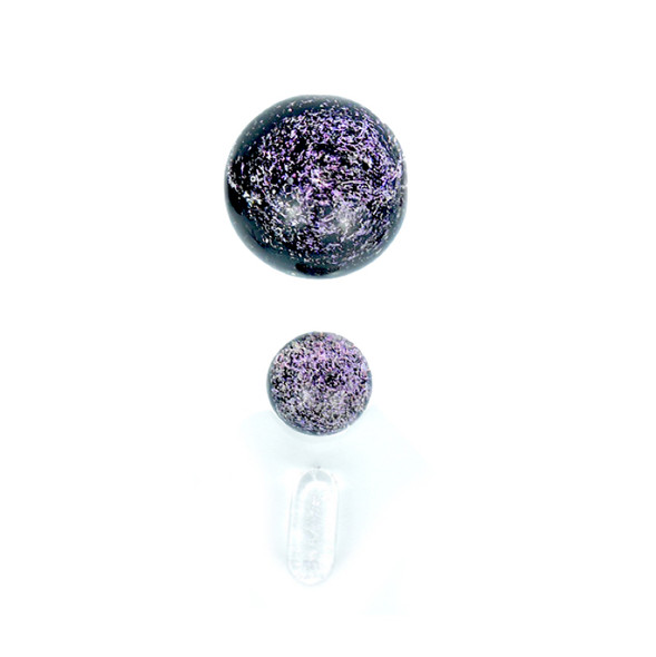 Terp Slurper Marble Pill Set: Purple Galaxy Dichro