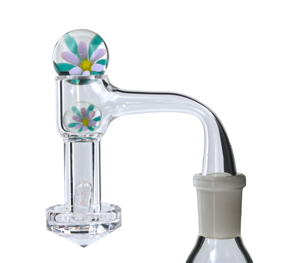 Preppy La' Peui: Diamond Terp Slurper Banger Kit - 14mm Male 90 Degree