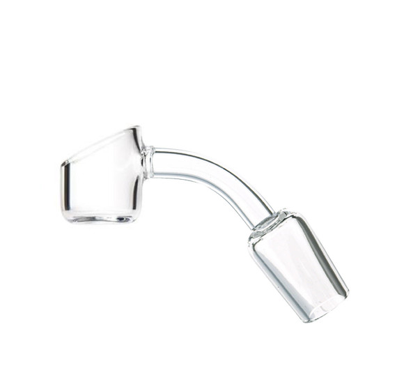 Angled Cut Banger: 18mm Male 45 Degree Angle Quartz Banger