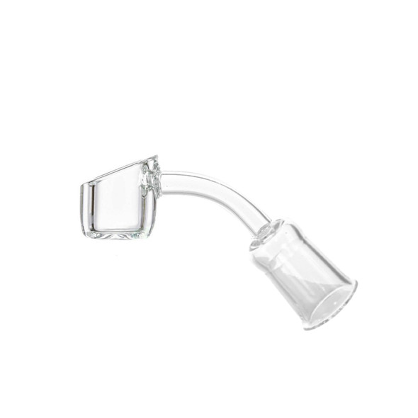 Angled Cut Banger: 18mm Female 45 Degree Angle Quartz Banger