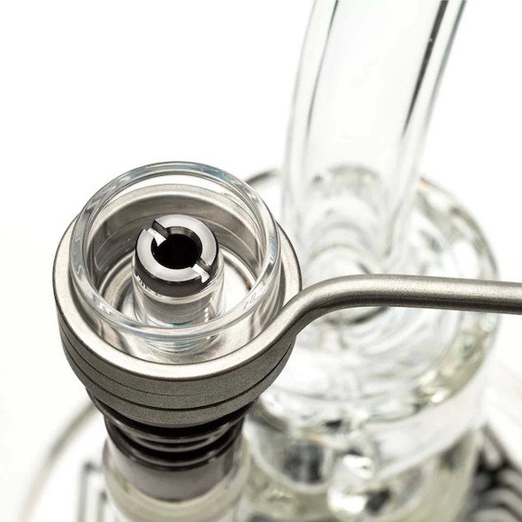 Mini Nail E-Nail Kit with Hybrid Quartz Titanium Dab Nail and Carb Cap