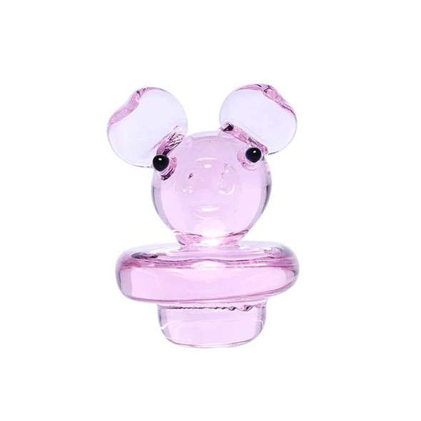 Pink Piggy Glass Carb Cap