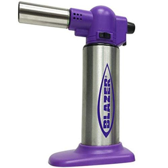 Blazer Big Buddy Turbo Torch Purple & Stainless Steel