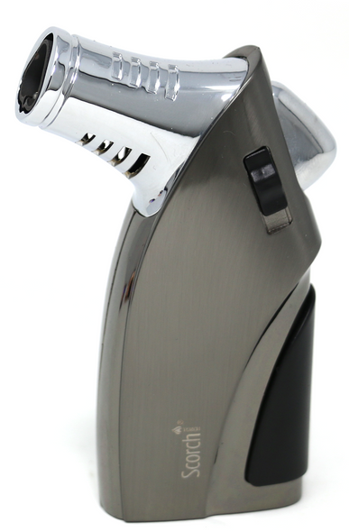 Scorch Torch Triple Jet 4" Torch Lighter with Cigar Cutter - Gunmetal