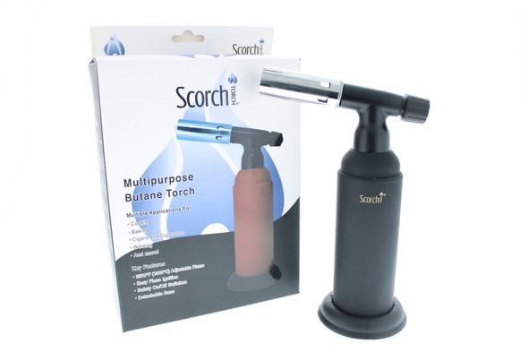 Scorch Torch - Multipurpose Black Butane Lighter