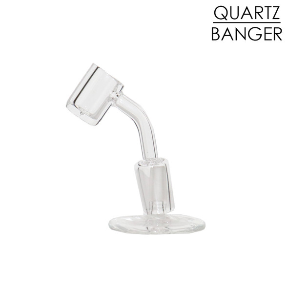 Quartz Banger 4mm Bottom 45 Degree 19mm Male