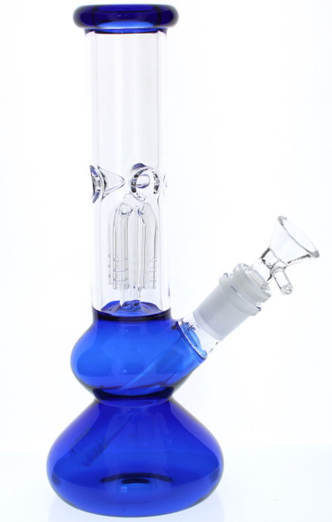 9.5 inch Small Topoo Water Pipe with Tree Perc - Blue
