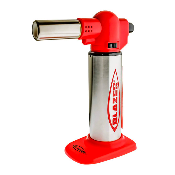 Best Butane Torch for Dabs: Blazer Big Buddy - Red & Stainless Steel