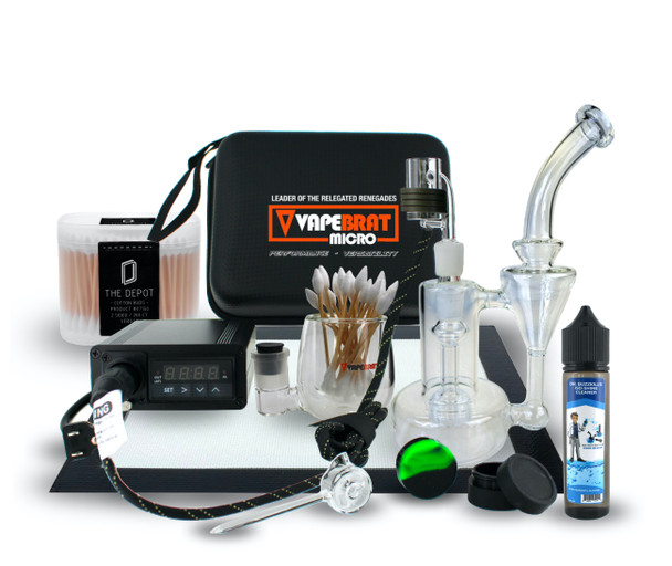 Best Enail Starter Kit: Sidecar Recycler Rig with 20mm Dab Enail Kit and Cleaning Kit