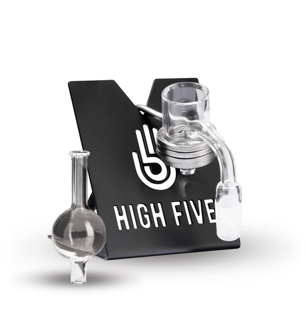 High Five Enail Coil Kit - 25mm Enail Coil with Banger and Carb Cap