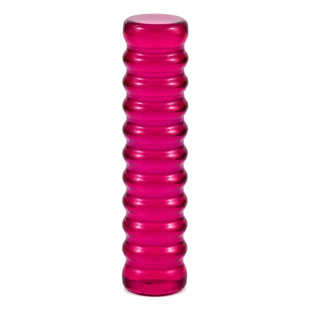 Ruby Ribbed (Cirrus) Solid Terp Pillar: 3.5mm Diameter x 24mm Height (1 Piece)