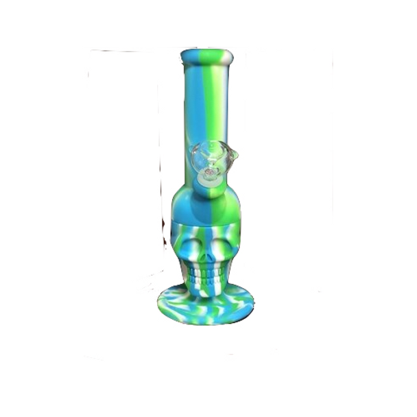 Silicone Skull Water Pipe