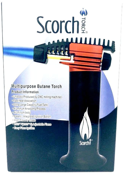 SCORCH - BLACK - Red TORCH BUTANE TORCH