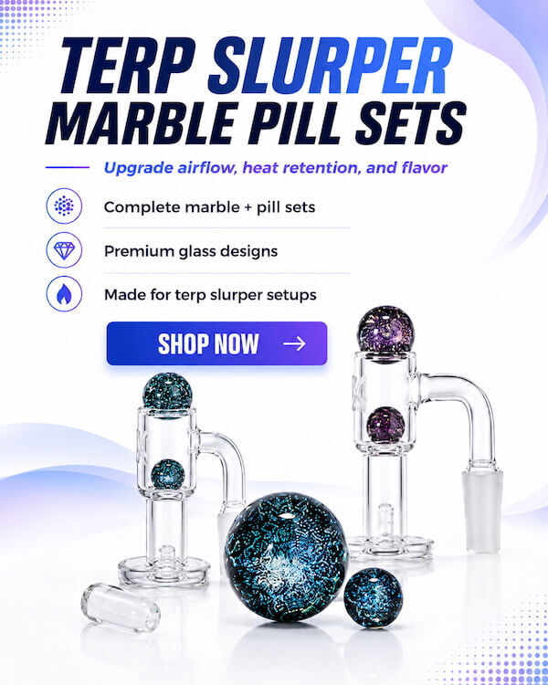 Terp Slurper Marble Pill Set Carb Caps