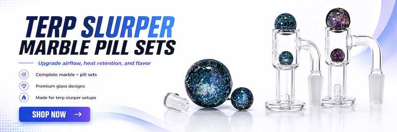 Terp Slurper Marble Pill Set Carb Caps