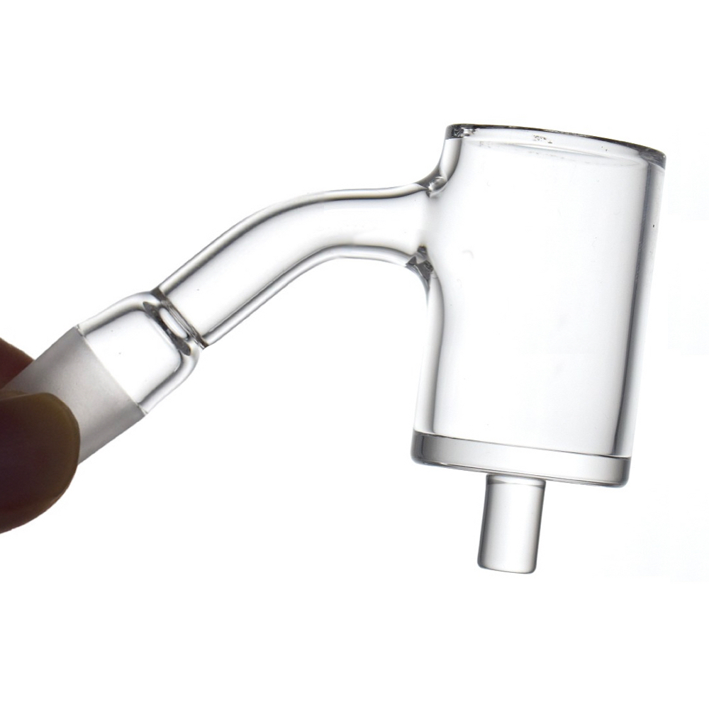 Bucket Enail Banger Fully Welded 10mm Male 45 Degree Angle Quartz Banger