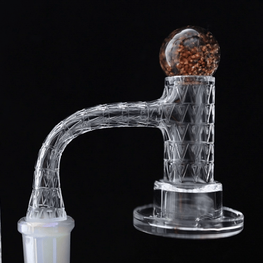 VapeBrat Trackstar Terp Blender Banger: 14mm Male 90 Degree