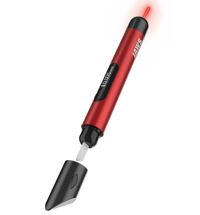 Yocan Hot Knife Electric Dab Tool and Dab Thermometer: Jaws Red