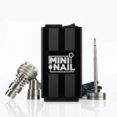 Mini Nail E-Nail Kit with Hybrid Quartz Titanium Dab Nail and Carb Cap ...