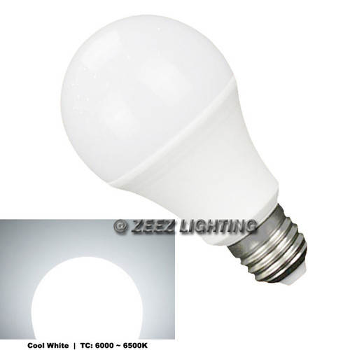 ZEEZ Lighting - LED A-Shaped A19 Light Bulb 9W Equivalent 75W Incandescent Lamp - Daylight Cool White - 1 Pack