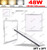 ZEEZ Lighting - LED Troffer Panel Lights (48W/72W) - 1FT x 4FT / 2FT x 2FT /  2FT x 4FT