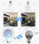 ZEEZ Lighting - LED A-Shaped A19 Light Bulb 9W Equivalent 75W Incandescent Lamp - Daylight Cool White - 4 Packs