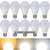 ZEEZ Lighting - LED A-Shaped A19 Light Bulb 9W Equivalent 75W Incandescent Lamp - Daylight Cool White - 10 Packs