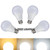 ZEEZ Lighting - LED A-Shaped A19 Light Bulb 9W Equivalent 75W Incandescent Lamp - Soft Warm White - 4 Packs