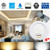 ZEEZ Lighting - 9W (OD 4.75" / ID 4") Warm White LED Recessed Panel Down Light Bulb Slim Lamp Fixture w/ Junction Box ETL Listed - 1 Pack