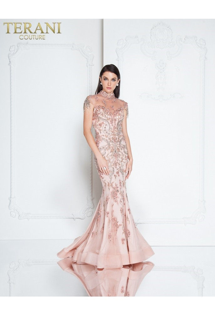 terani couture pink dress