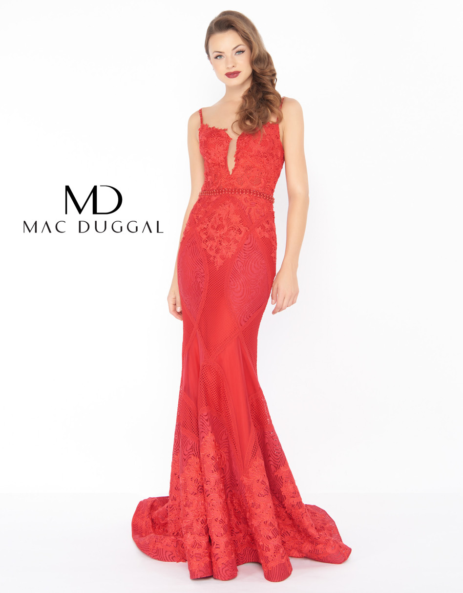 mac duggal red dress