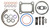 Cummins Turbocharger Installation Kit HE431VE 172-784-0447