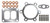 BorgWarner Installation Kit 172-784-0155
