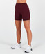 Lux High Waisted Shorts - Maroon