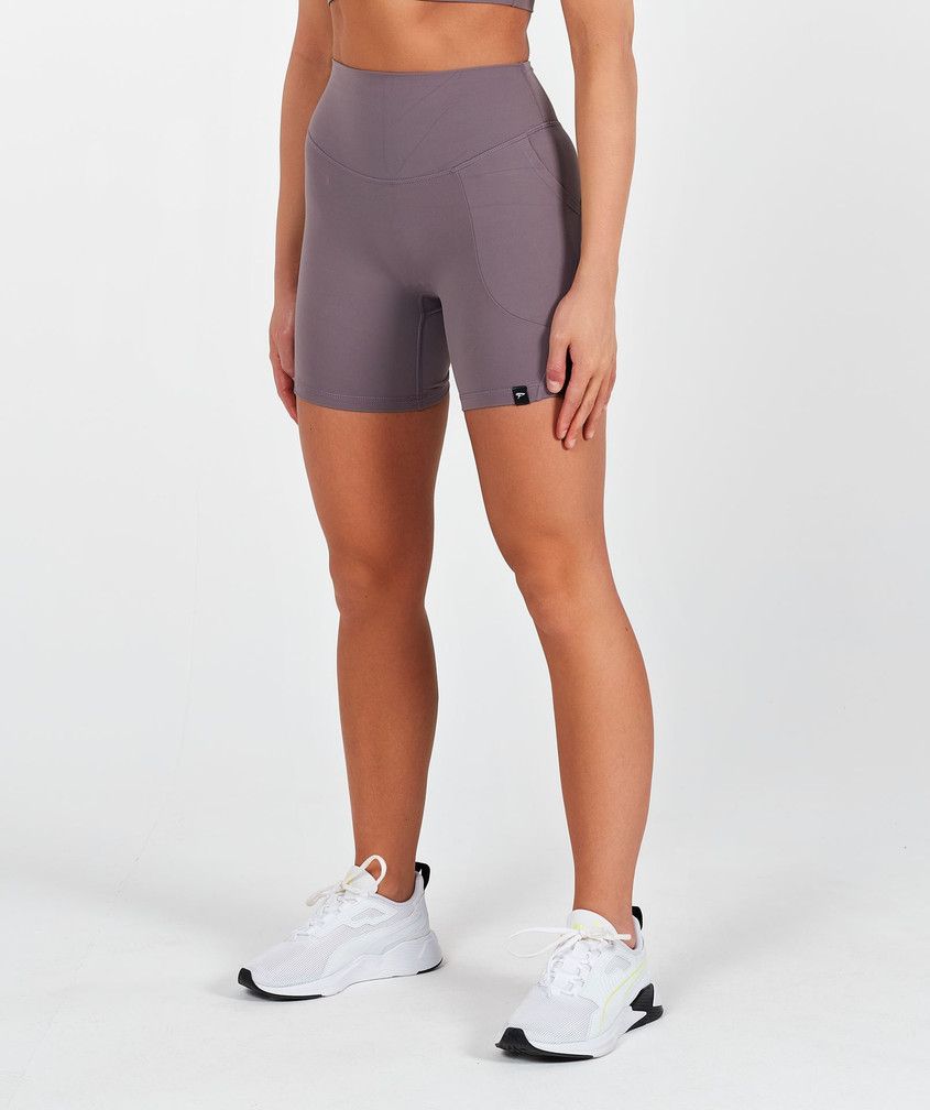 Lux High Waisted Shorts - Moon Rock - Physiq Apparel