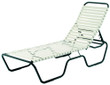 Sanibel Strap Chaise Lounge Chair 12 Inch, Stackable