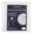 Bargoose 3 Ply Quilted Fitted Waterproof Mattress Pad 16" Stretch Polyester Skirt Full 54x75x16