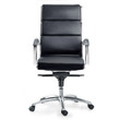  Livello High Back Executive Leather Chair, Black