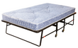 Hollywood Bed Steel Rollaway Bed, Twin Innerspring Mattress 5" Wheels