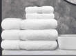 Oxford Reserve Washcloth 13x13,1.75 lb., 100% Cotton, Dobby Border & Dobby Hemmed, White, 1 dozen