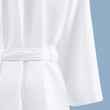 Berkshire Repose™ Piquet Waffle Bathrobe Cotton/Poly, White