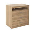 Quincy 3 Drawer Media Chest 36"W x 24"D x 36"H