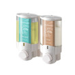 AVIVA II Locking Eco Botanics Shower Dispenser White Translucent, 2-Chamber