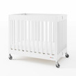 Foundations Compact Boutique™ Folding Crib, White