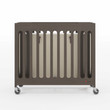 Foundations Compact Boutique™ Folding Crib, Dapper Gray