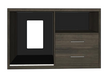 Microfridge and Safe Combo Cabinet with 2 Drawers 48"W x 24"D x 31"H